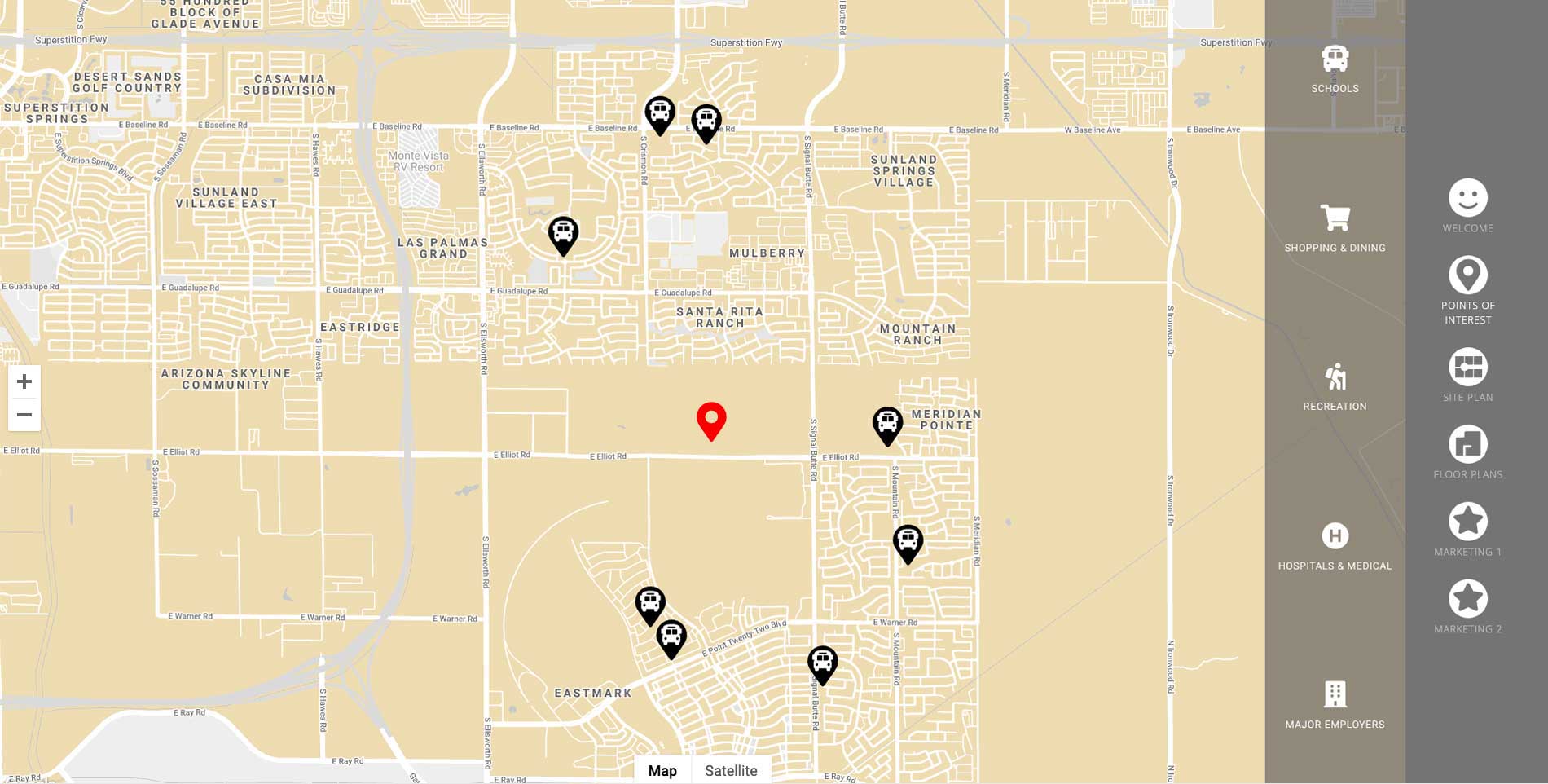 Our Point of Interest Maps Focus on Your Neighborhood
