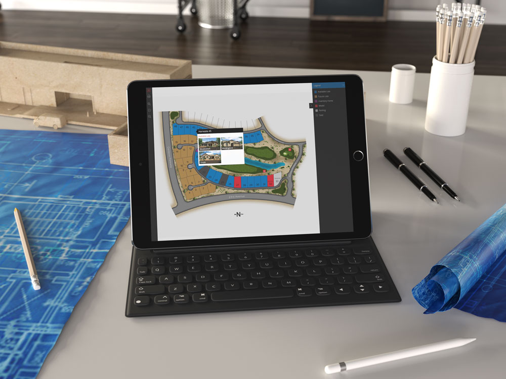 Interactive Floor Plan / Site Plan integration.
